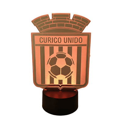 Lampara 3D Curicó Unido de 7 colores