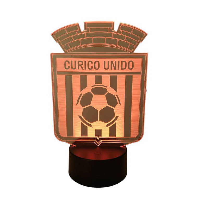 Lampara 3D Curicó Unido de 7 colores 1