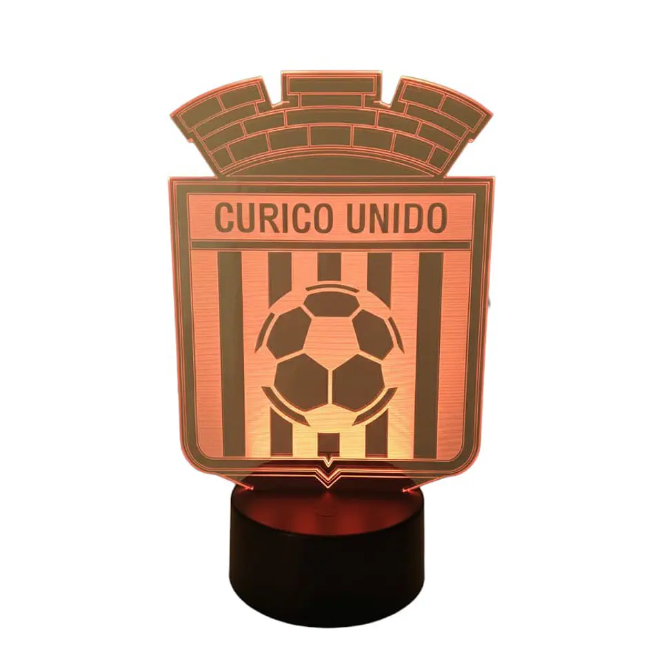 Lampara 3D Curicó Unido de 7 colores 1