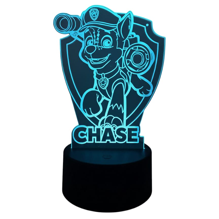 Lampara 3D Chase 7 colores 8