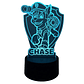 Lampara 3D Chase 7 colores - Miniatura 8