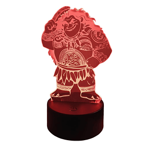 Lampara 3D Maui 7 colores