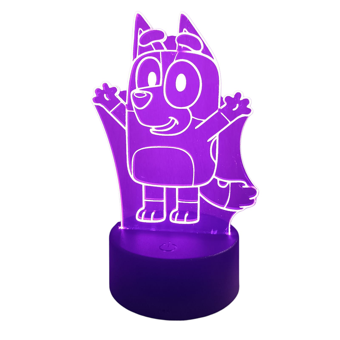 Lampara 3D Bluey 7 colores 2