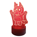 Lampara 3D Bluey 7 colores