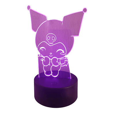 Lampara 3D Kuromi 7 colores