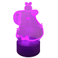 Lampara 3D Capibara 7 colores - Miniatura 3