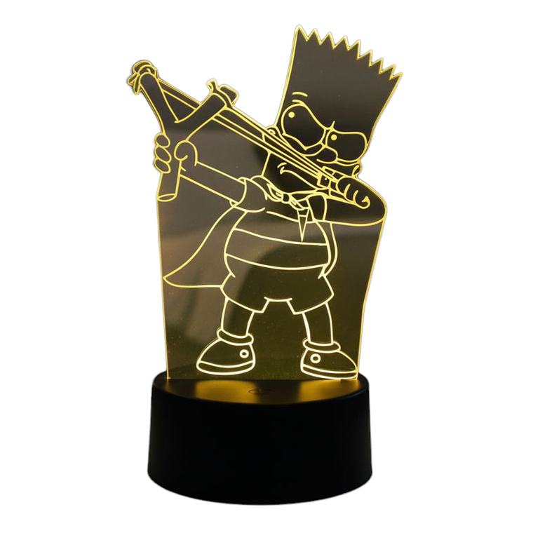 Lampara 3D Bart Cato de 7 colores 1