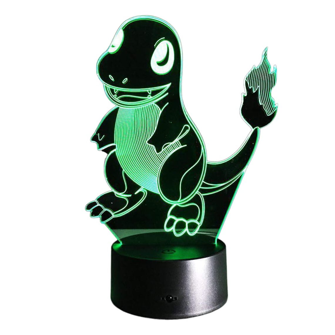 Lampara 3D Charmander 7 colores 2