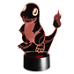 Lampara 3D Charmander 7 colores - Miniatura 1
