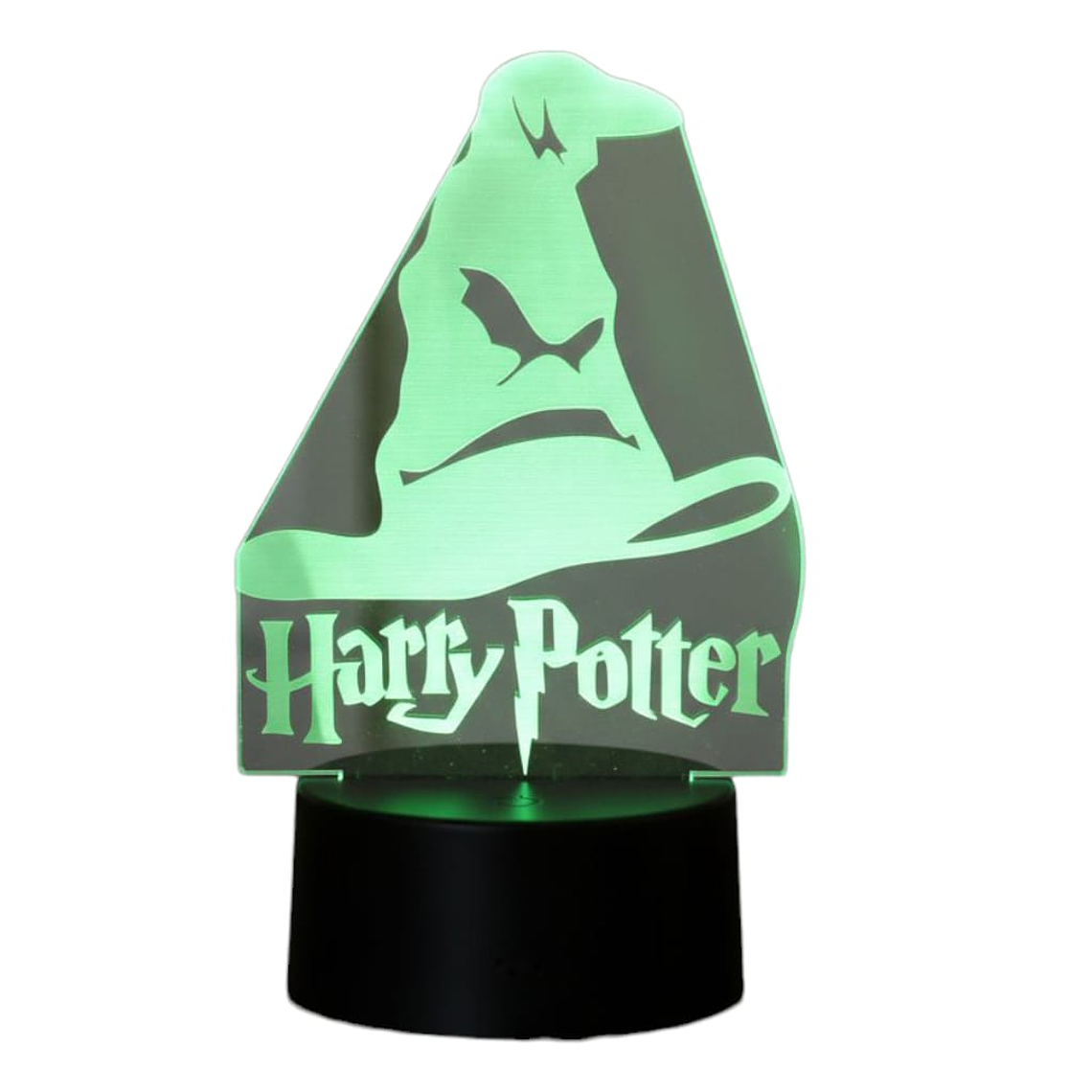 Lampara 3D Sombrero Harry Potter 7 colores 3