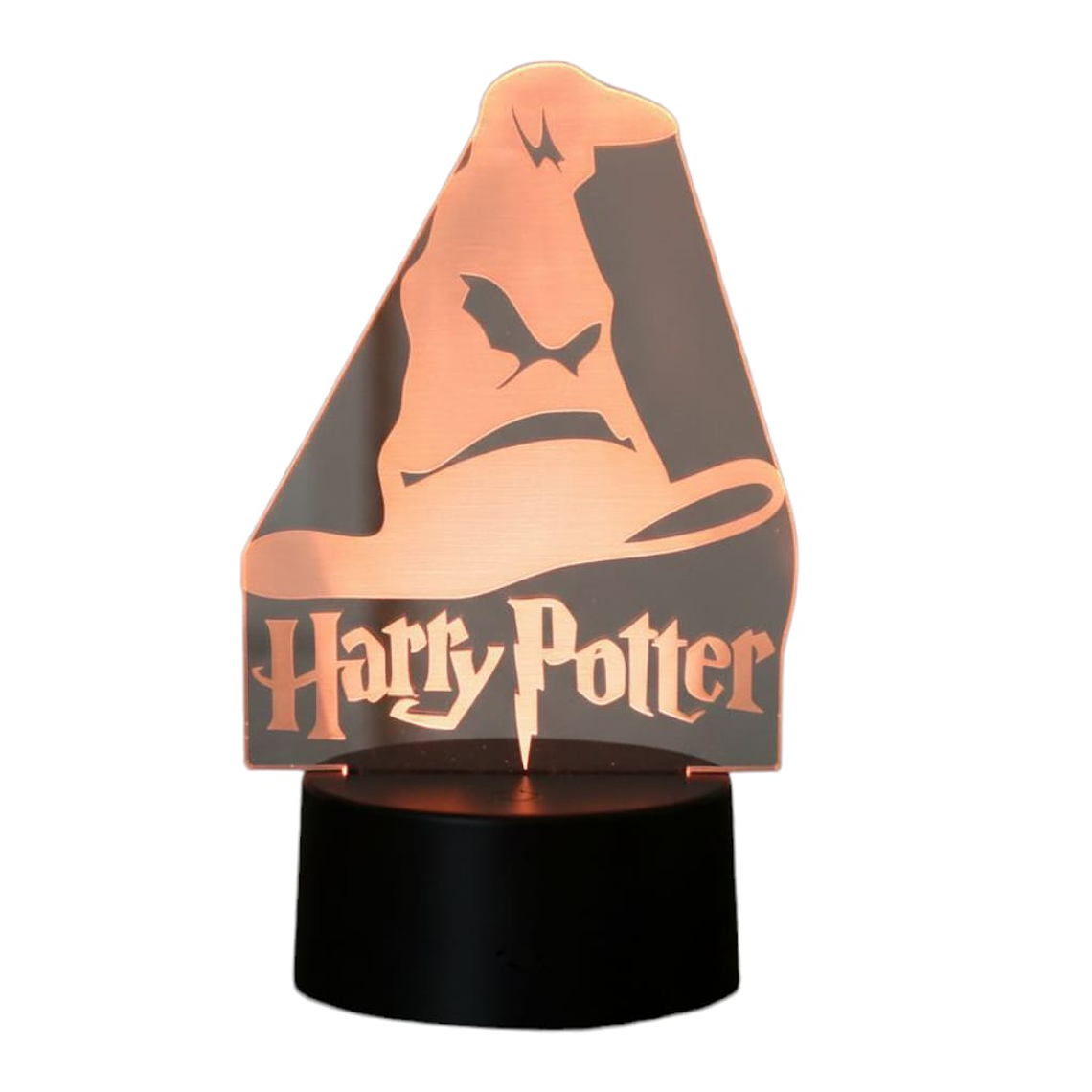 Lampara 3D Sombrero Harry Potter 7 colores 2