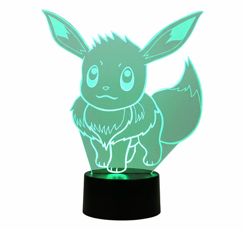 Lampara 3D Evee 7 colores