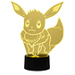 Lampara 3D Evee 7 colores - Miniatura 2