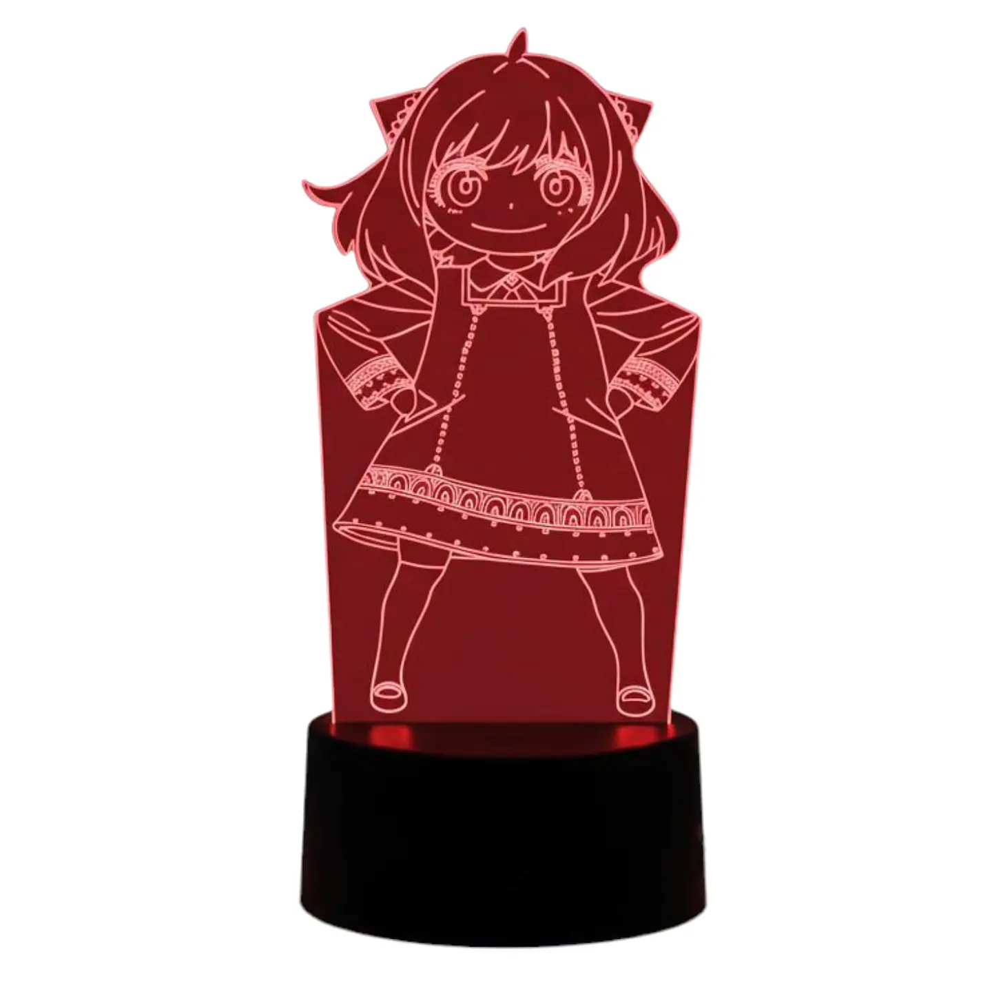 Lampara 3D Anya 7 colores 2