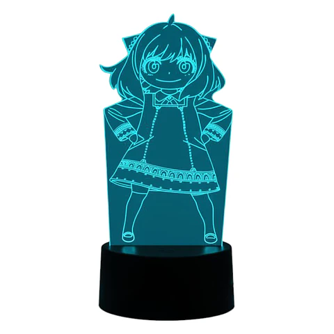 Lampara 3D Anya 7 colores