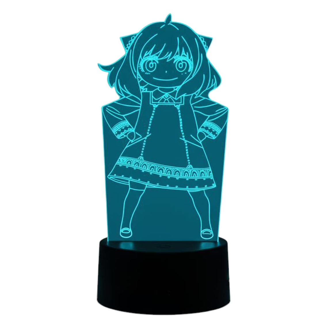 Lampara 3D Anya 7 colores 1