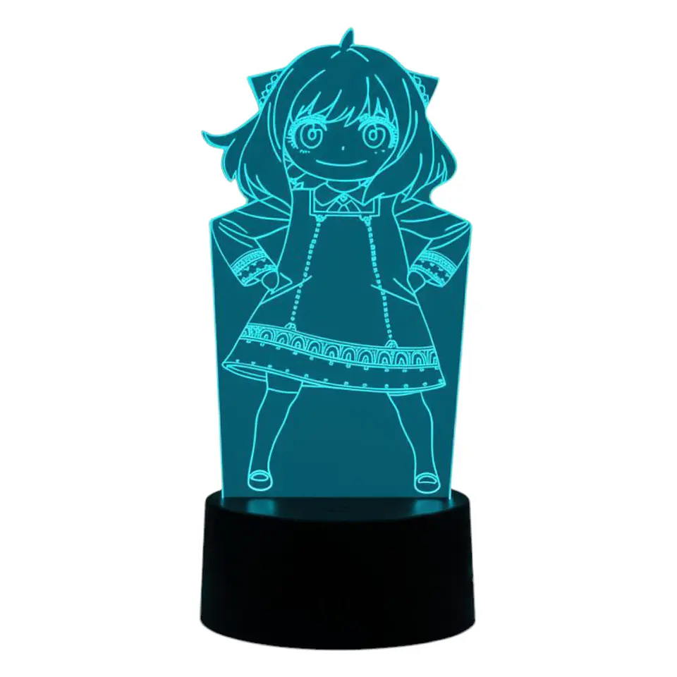 Lampara 3D Anya 7 colores 1