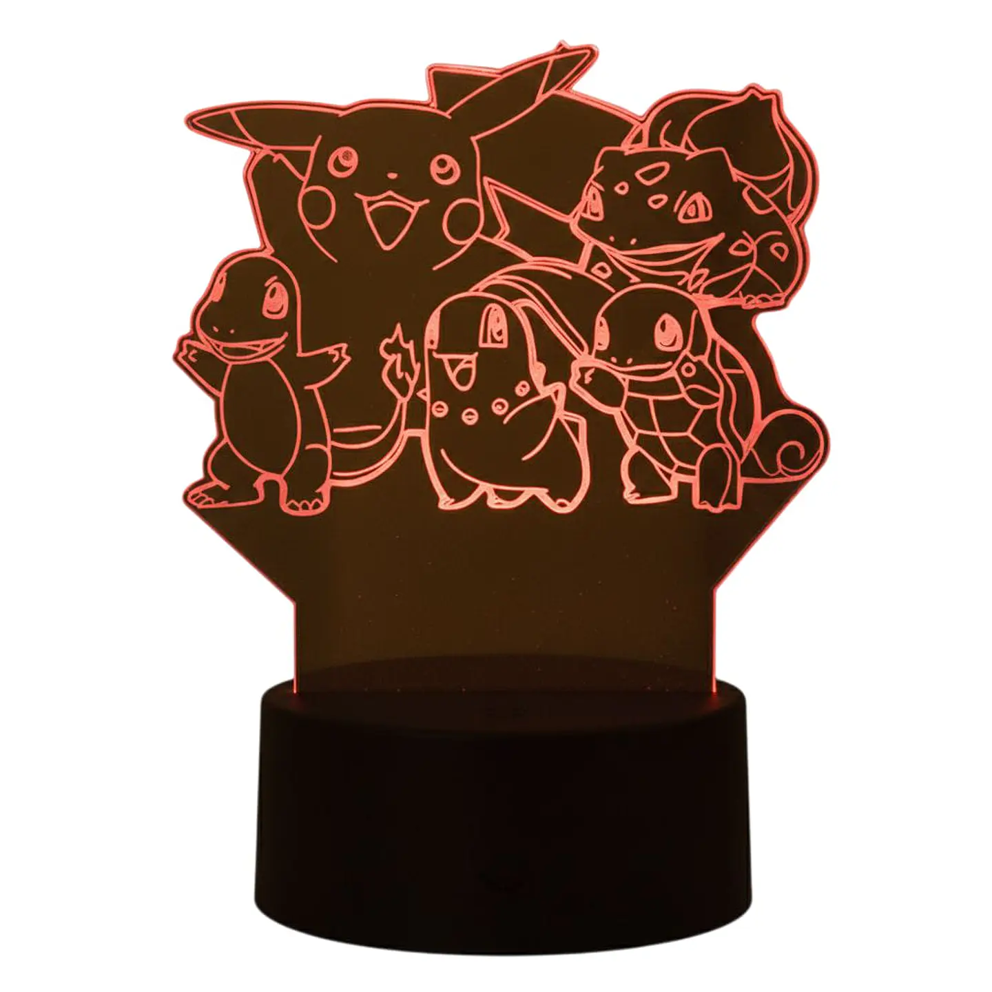 Lampara 3D Pokemon Grupo 7 colores 2