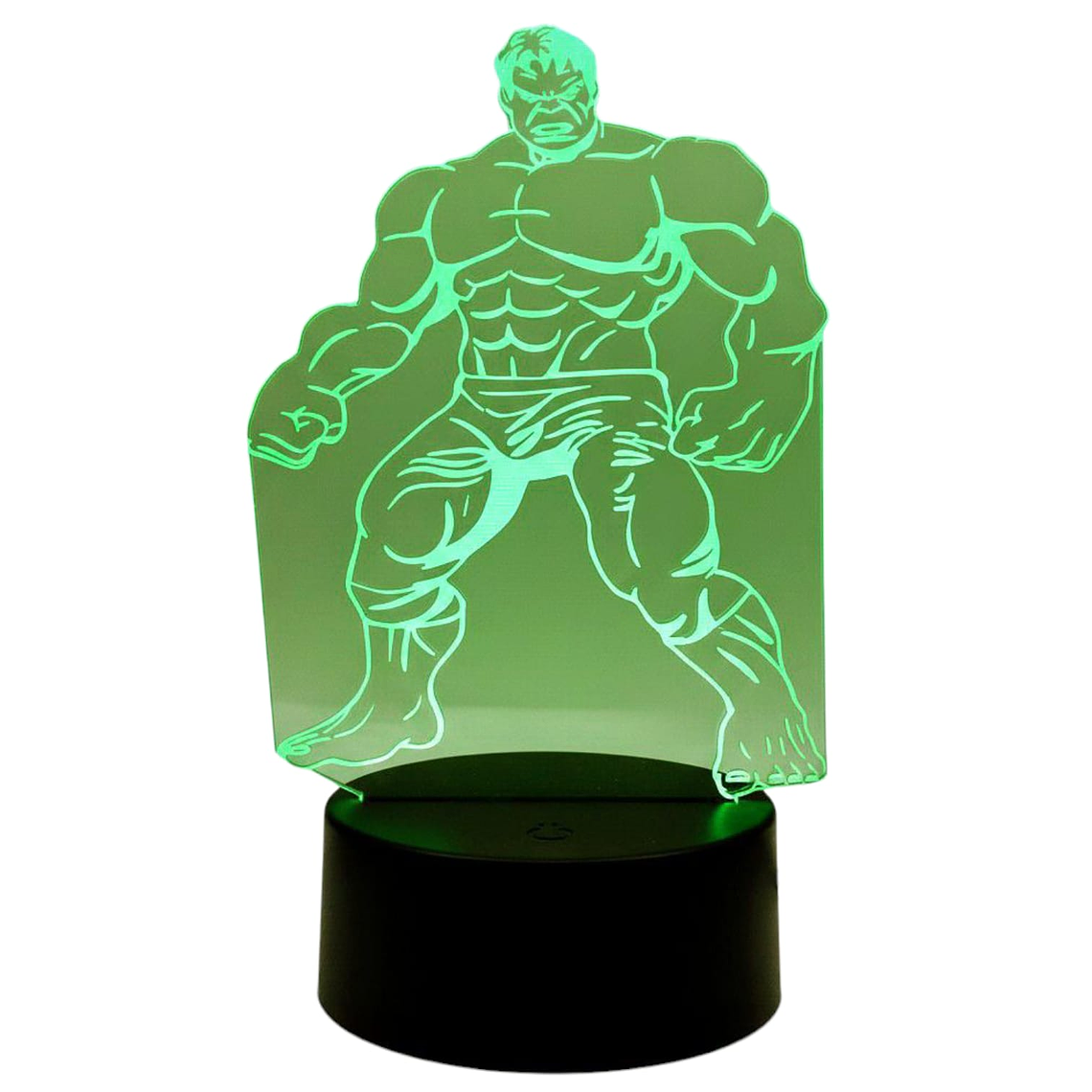Lampara 3D Hulk 7 colores 1
