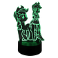 Lampara 3D My Little Pony 7 colores - Miniatura 1