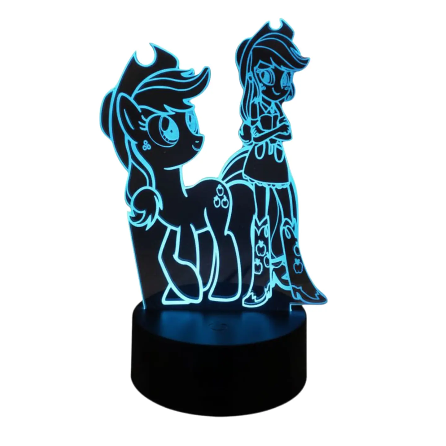Lampara 3D My Little Pony 7 colores 2