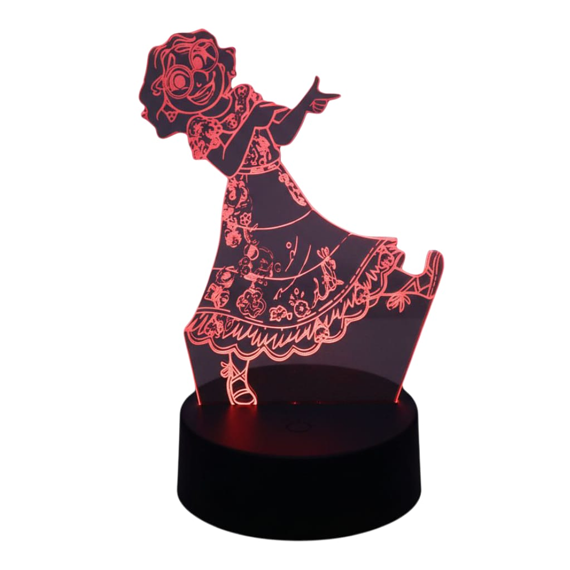 Lampara 3D Encanto Mirabel 7 colores 3