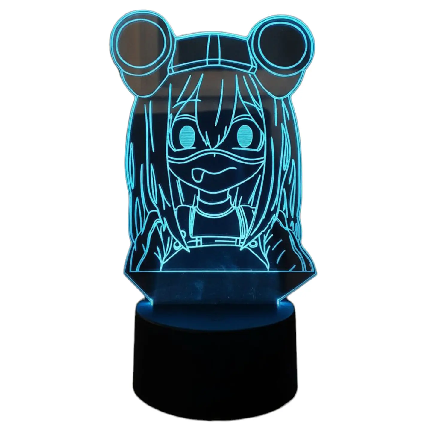 Lampara 3D Tsuyu Usui (My Hero Academy) 7 colores 3