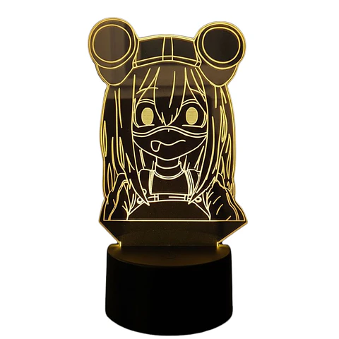 Lampara 3D Tsuyu Usui (My Hero Academy) 7 colores