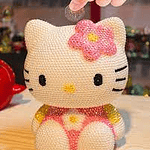 Alcancia Diamante Hello kitty