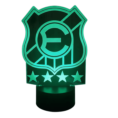 Lampara 3D Everton de Viña del Mar de 7 colores