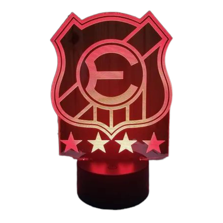 Lampara 3D Everton de Viña del Mar de 7 colores 3