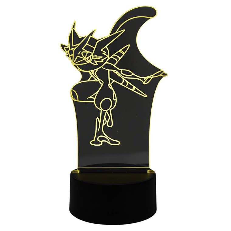 Lampara 3D Greninja 7 colores 1