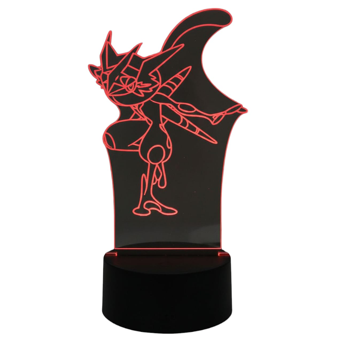 Lampara 3D Greninja 7 colores 3