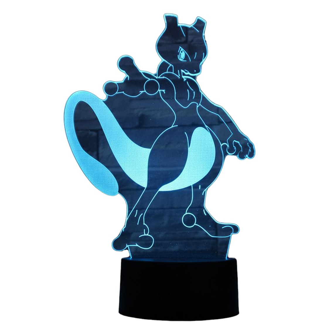Lampara 3D Mewtwo 7 colores 2
