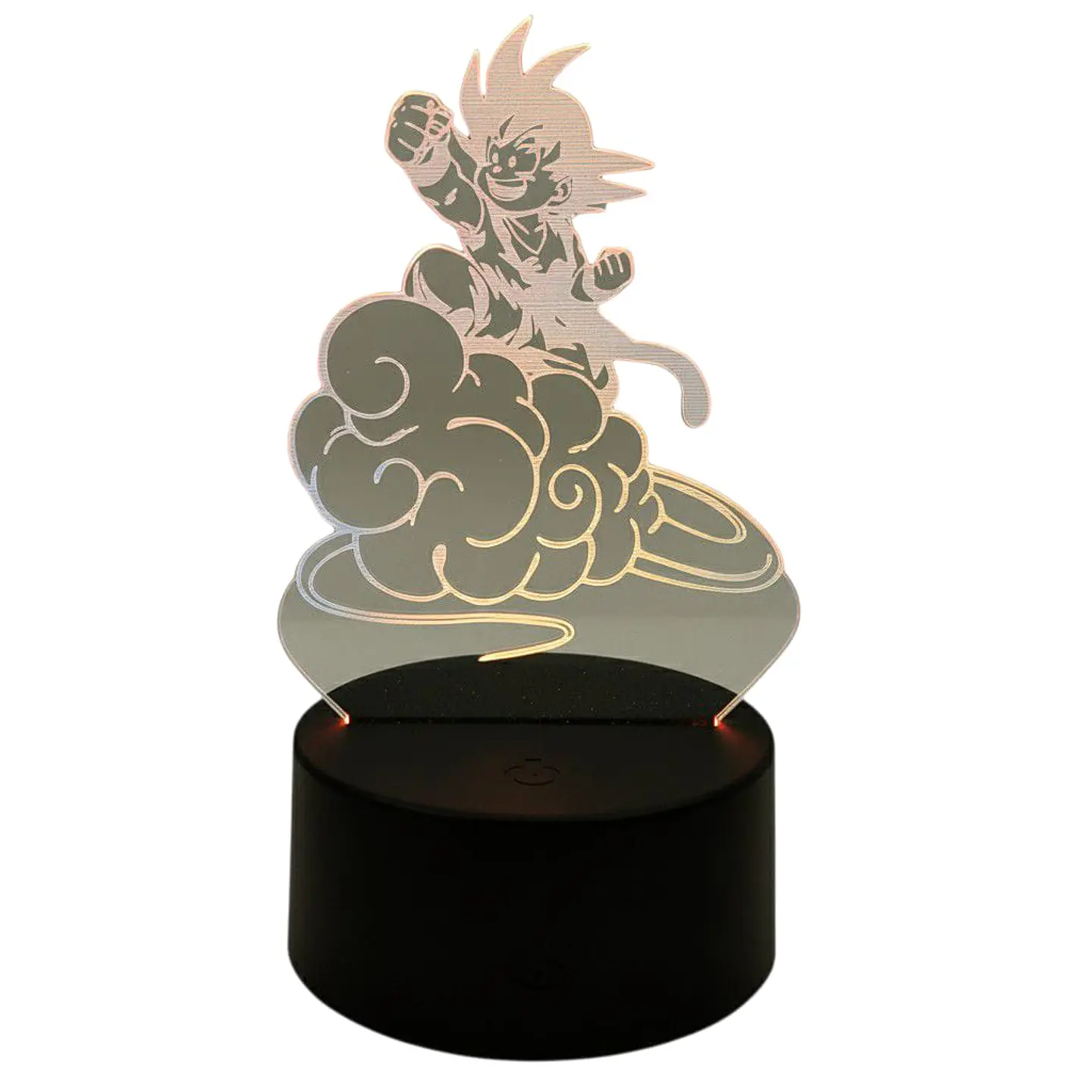 Lampara Touch 3D Goku Nube 7 colores 2