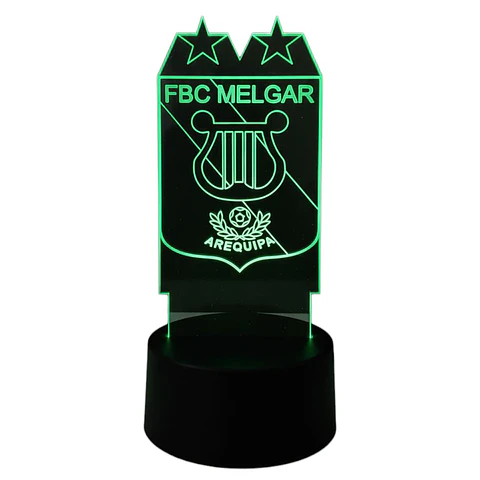 Lampara 3D FBC Melgar de 7 colores