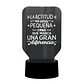 Lampara 3D Frase: La actitud es una pequeña de 7 colores - Miniatura 3