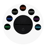 Lampara 3D Frase: Todo lo puedo en Cristo de 7 colores