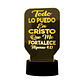 Lampara 3D Frase: Todo lo puedo en Cristo de 7 colores - Miniatura 3