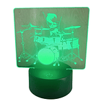 Lampara 3D Hombre Batería de 7 colores