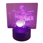 Lampara 3D Hombre Batería de 7 colores