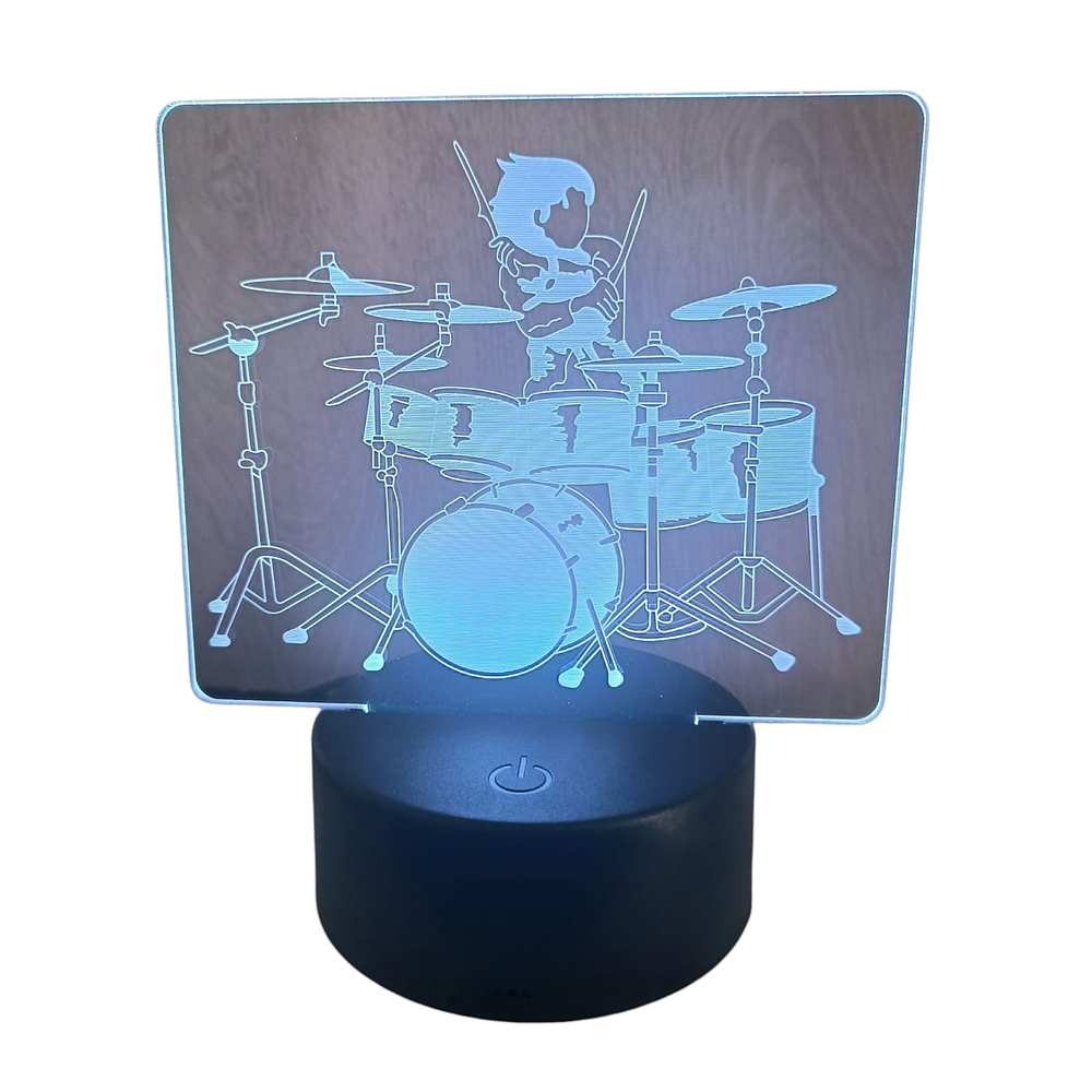 Lampara 3D Hombre Batería de 7 colores