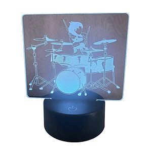 Lampara 3D Hombre Batería de 7 colores