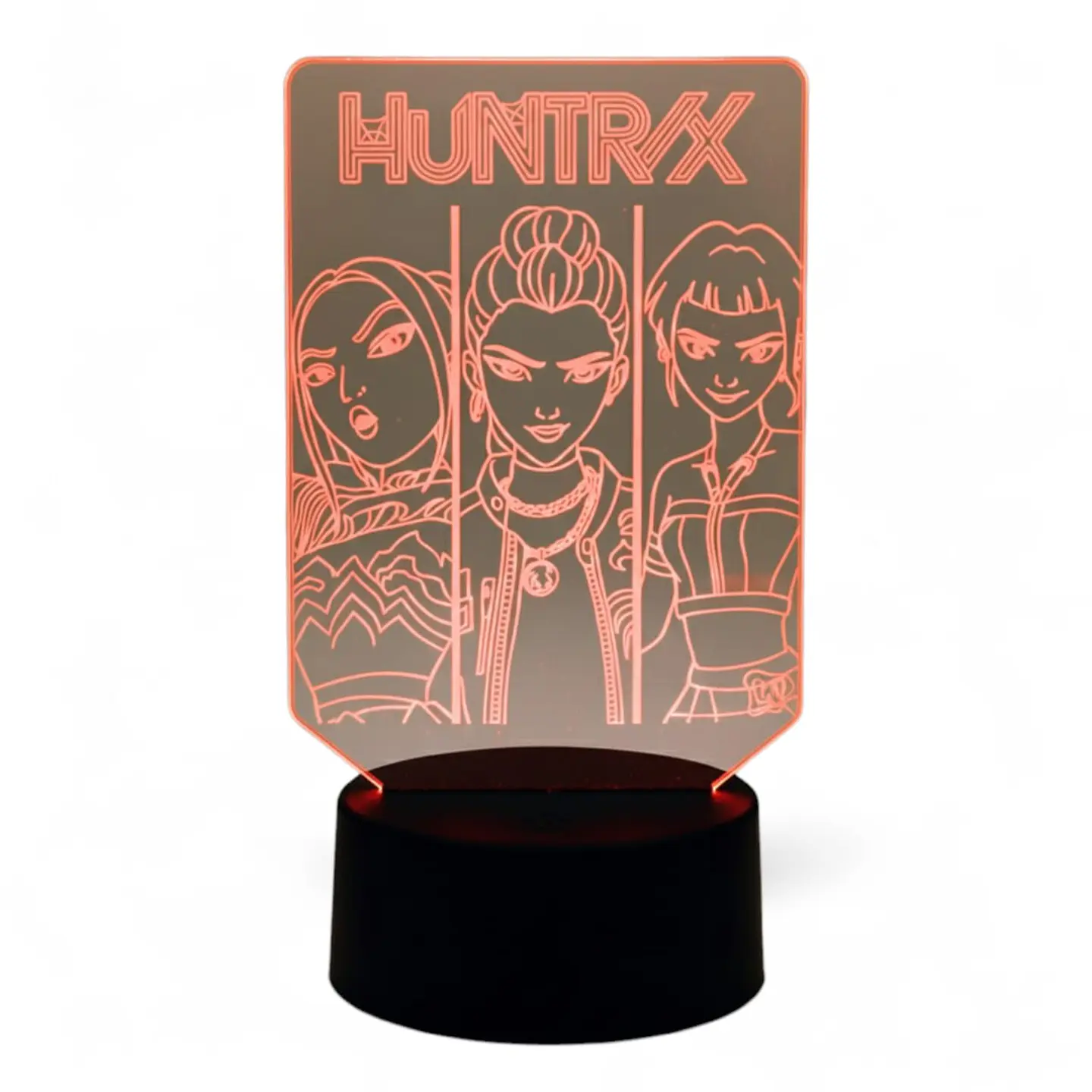Lampara 3D Las Guerreras k-pop 7 colores 1