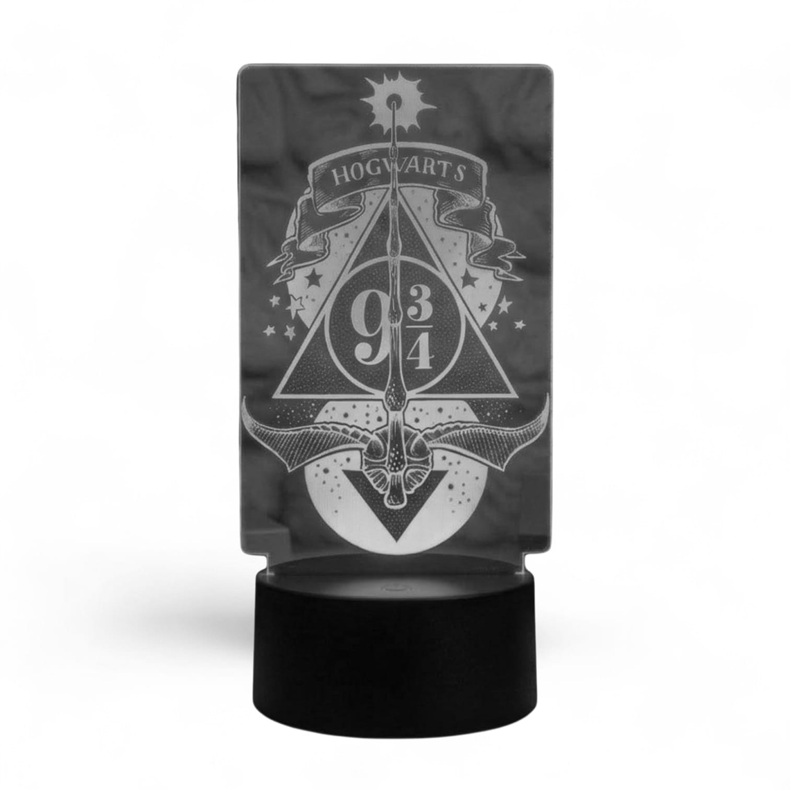 Lampara 3D Harry Potter 7 colores 3