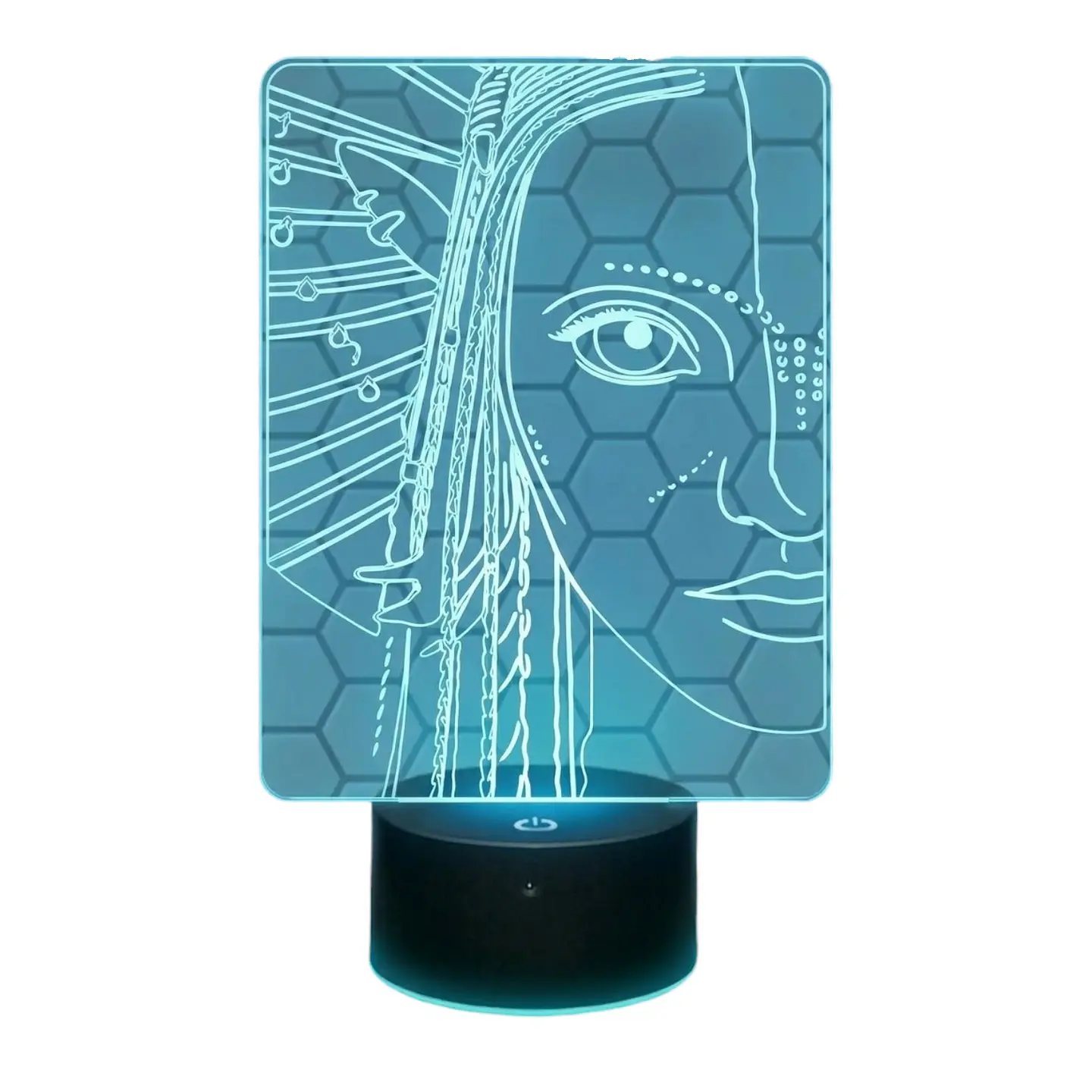 Lampara 3D Avatar 7 colores 2
