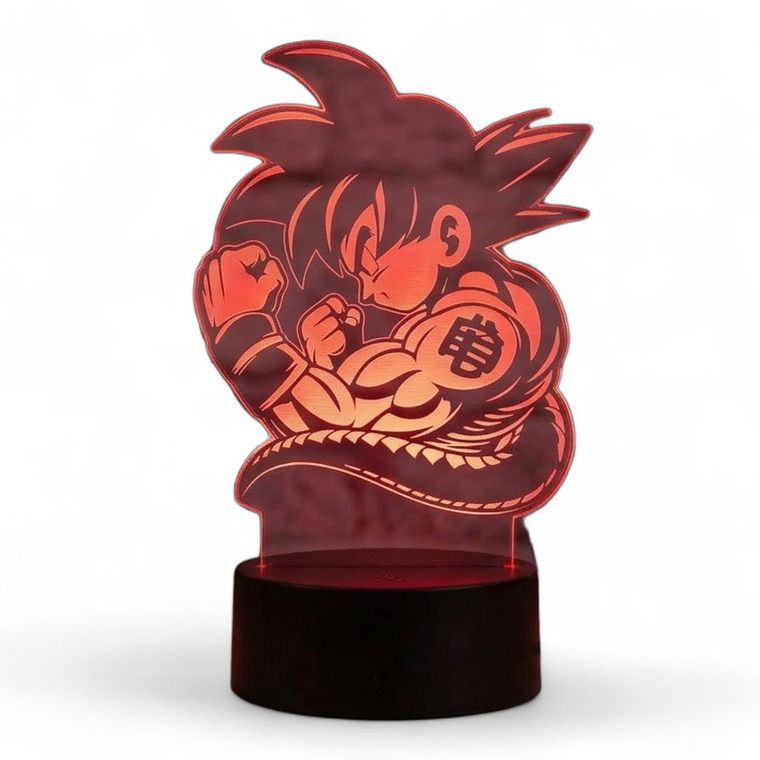 Lampara 3D Goku de 7 colores 1