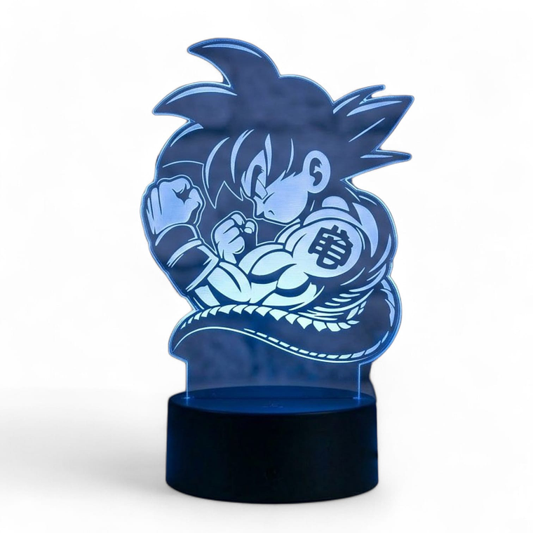 Lampara 3D Goku de 7 colores 7