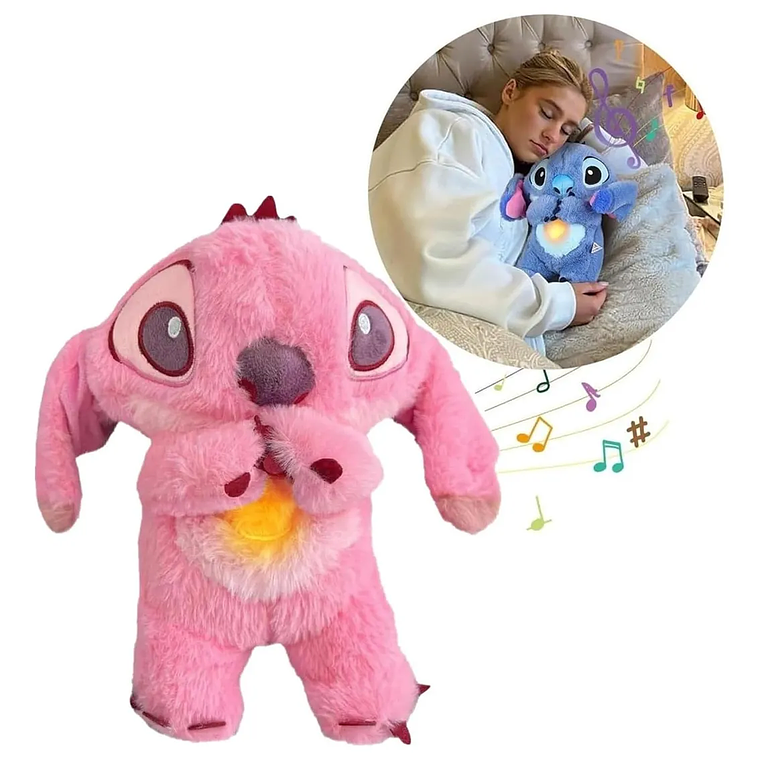 Peluche Stitch Para Dormir Que Respira Con Música 1