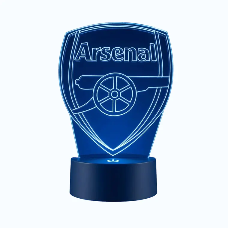 Lampara 3D Arsenal de 7 colores 3